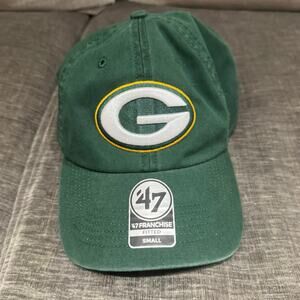 Green Bay Packers ’47 Franchise Fitted Hat Green Size Small NWT